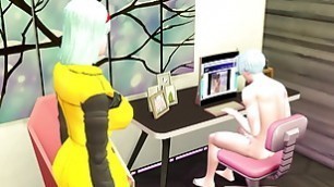 Bulma step Mother and Wife Epi 1 Finds Her Masturbating Watching Porn and Teaches Him and Teaches Him to Have Sex takes away his Virginity Dragon Ball Porn