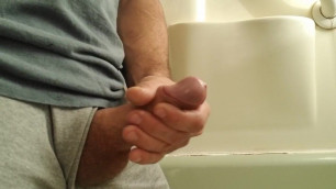 tommylads close up thick cock wank