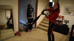 Karen Chessman has some fun flogging Ronni Sept 2019