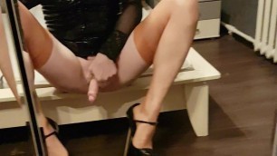 12inch heels cums