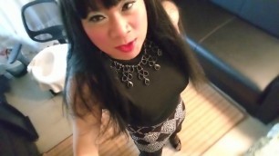 Asia in Black & White Club Dress 1