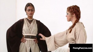 Juicy Jedis Penny Pax & Skin Diamond Play Mind Tricks & Cum!