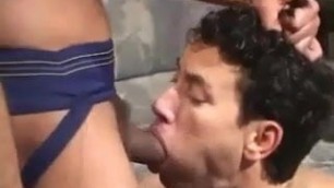 Sex god Antonio face fucks,aggressively rough breeds guy