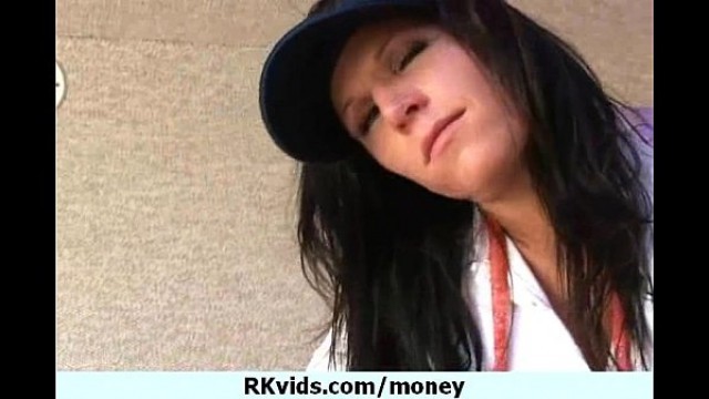 Sexy girl loves sex and money 3