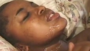 Young black teen loves that cock in her asshole