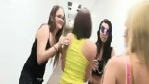 Group Of Teen Girls Hazed To Lick Pussy