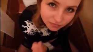 Russian Stockings Sex Toilet