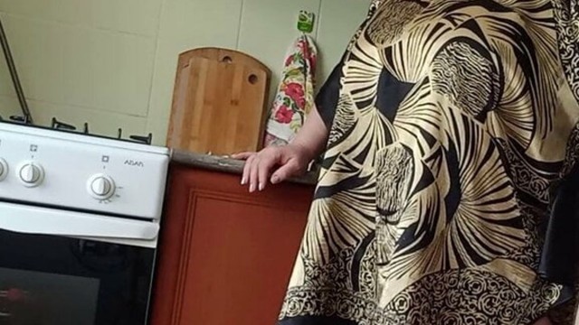 milf jerks off my cock before lunch