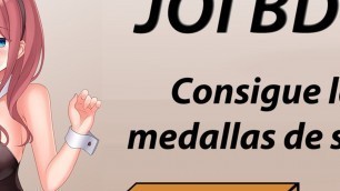 Spanish JOI - Consigue las 8 medallas BDSM