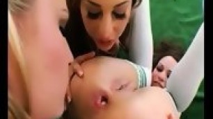 Fag And Three Extreme Anal Whores