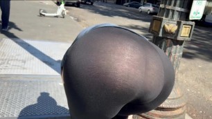 Bubble Butt Wedgie Candid City Streets